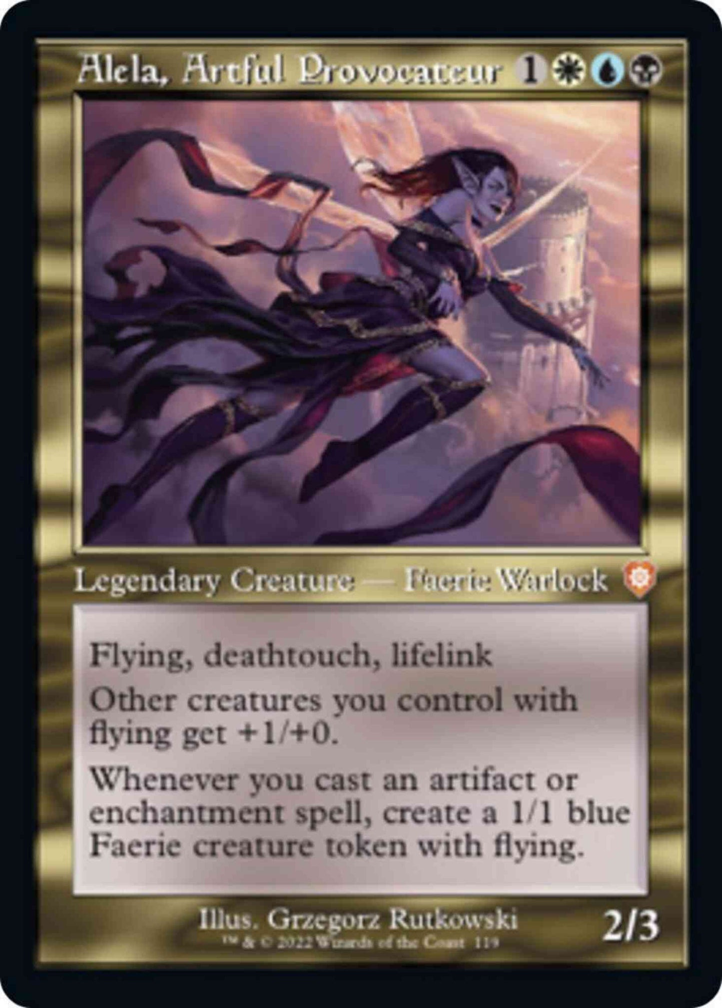 Alela, Artful Provocateur [119] [Retro Frame] [The Brothers' War: Commander] [Non-Foil]