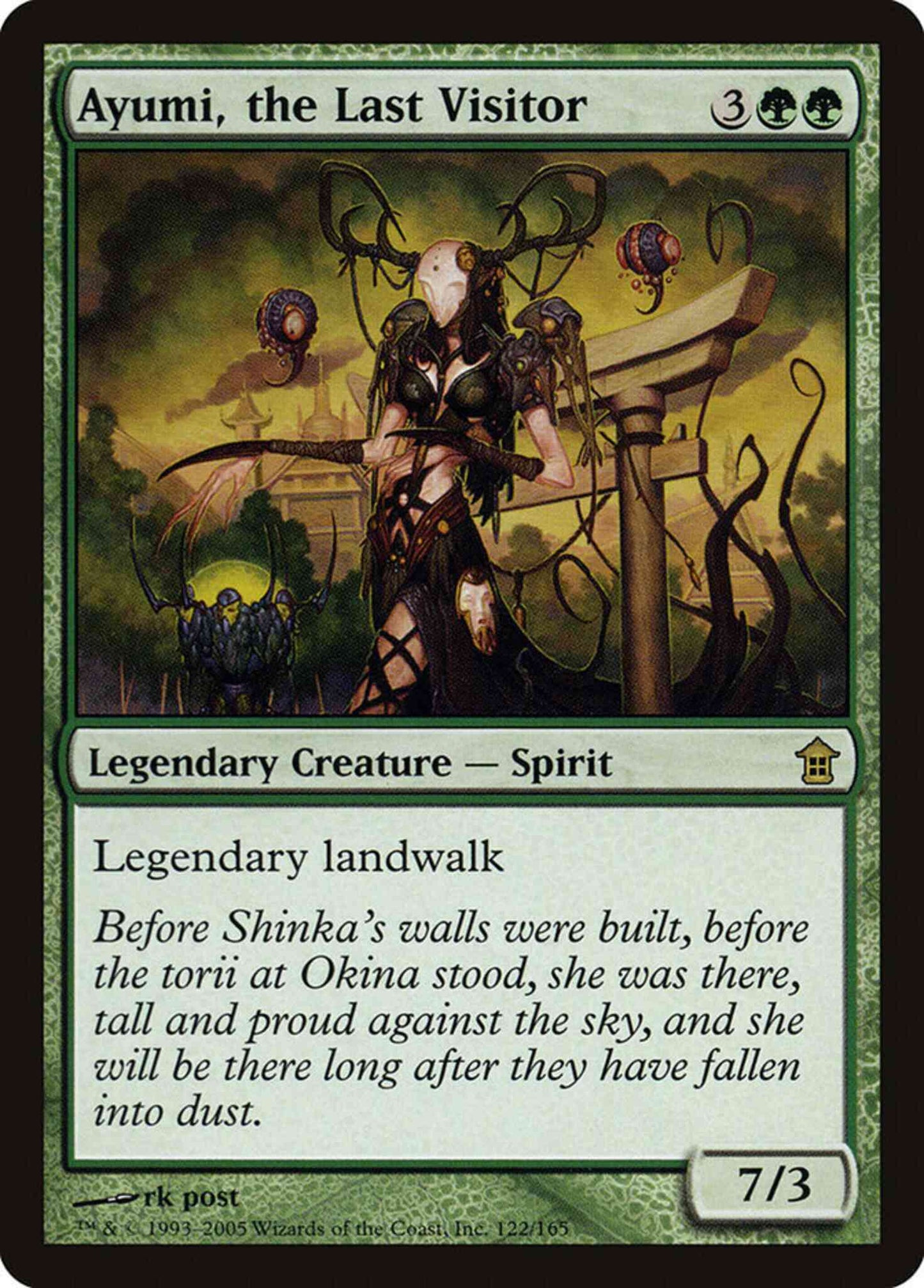 Ayumi, the Last Visitor [122] [Saviors of Kamigawa] [Non-Foil]