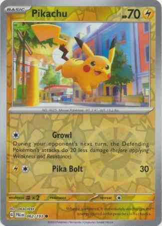 Pikachu - 062/193 - Common [sv02-062] [Reverse Holo]