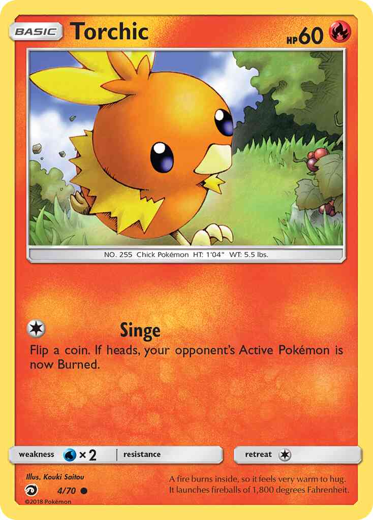 Torchic - 4/70 - Common [sm75-4] [Non-Holo]