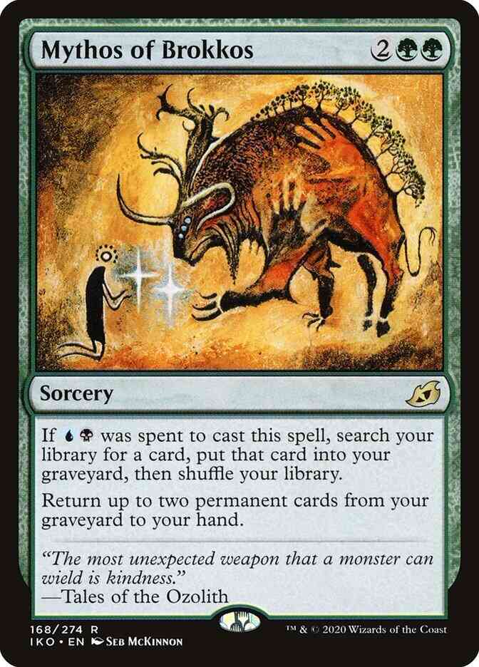 Mythos of Brokkos [168] [Ikoria: Lair of Behemoths] [Non-Foil]