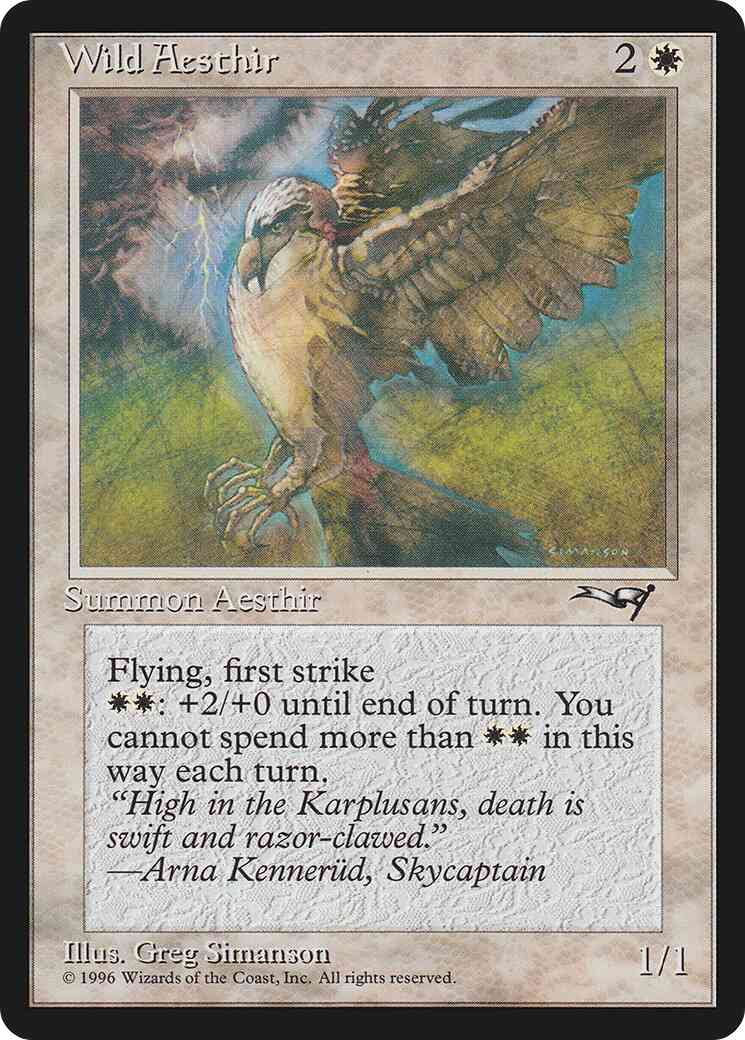 Wild Aesthir [Left Lightning Bolt] [21a] [Alliances] [Non-Foil]