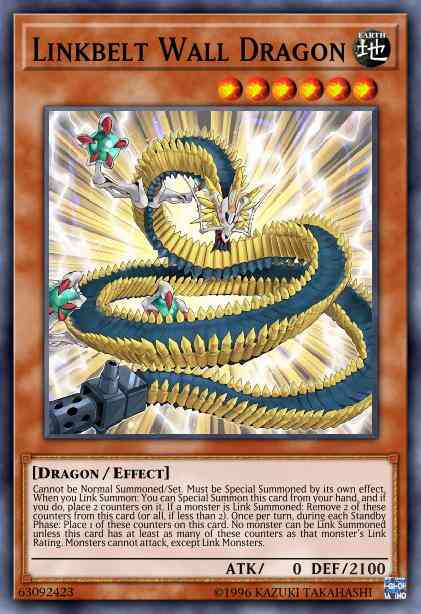 Linkbelt Wall Dragon - SP18-EN027 - Starfoil Rare - 1st Edition