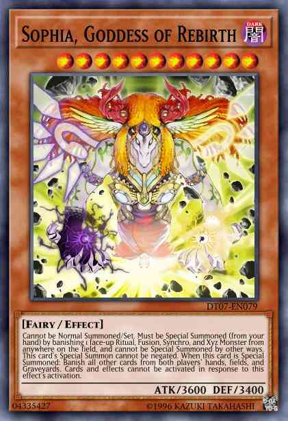 Sophia, Goddess of Rebirth - DT07-EN079 - Duel Terminal Ultra Parallel Rare - Duel Terminal