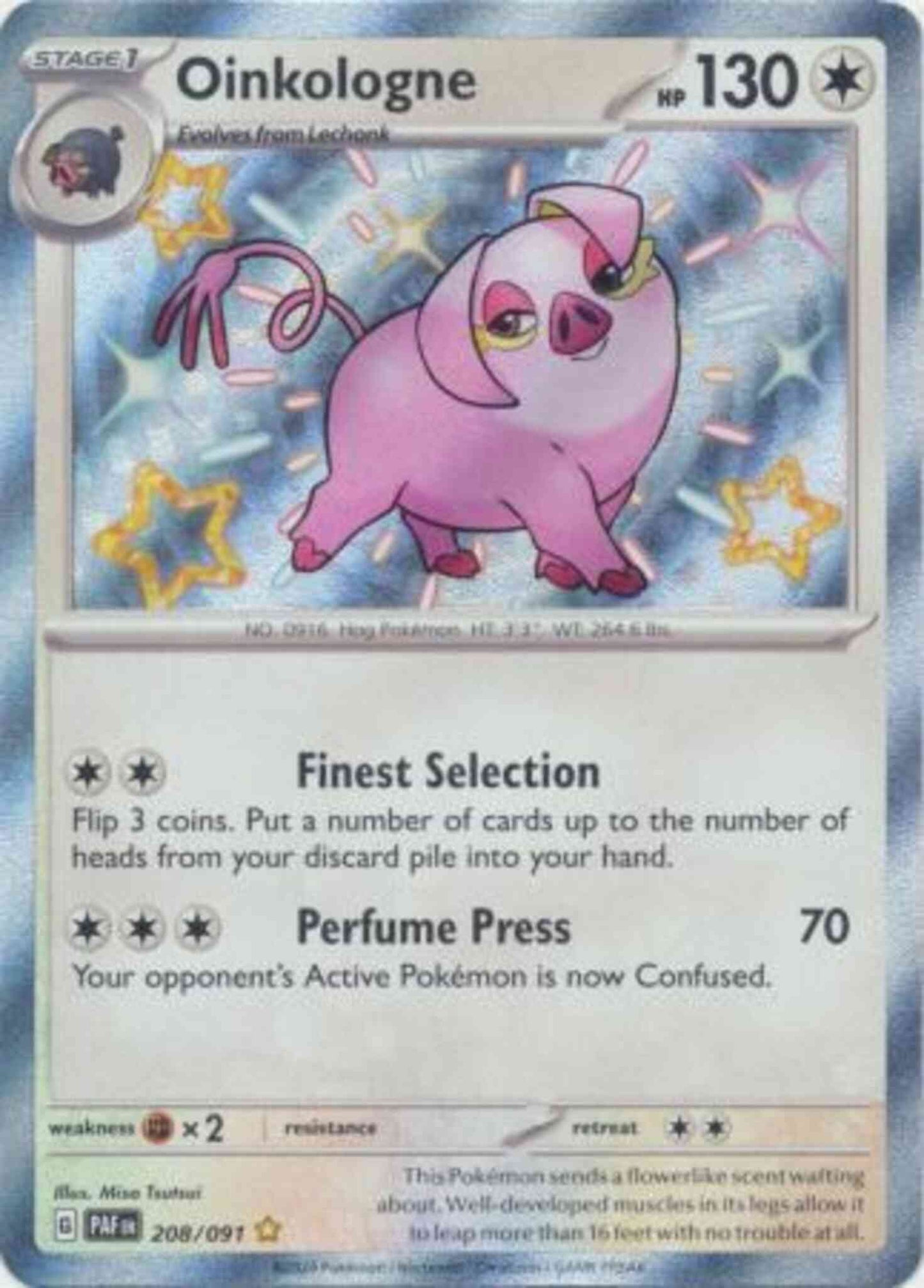 Oinkologne - 208/091 - Shiny Rare [sv045-208] [Secret]