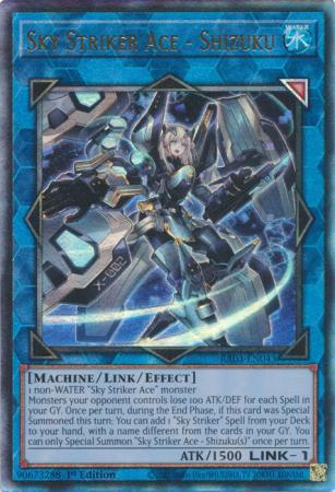 Sky Striker Ace - Shizuku - RA03-EN043 - Prismatic Ultimate Rare - 1st Edition