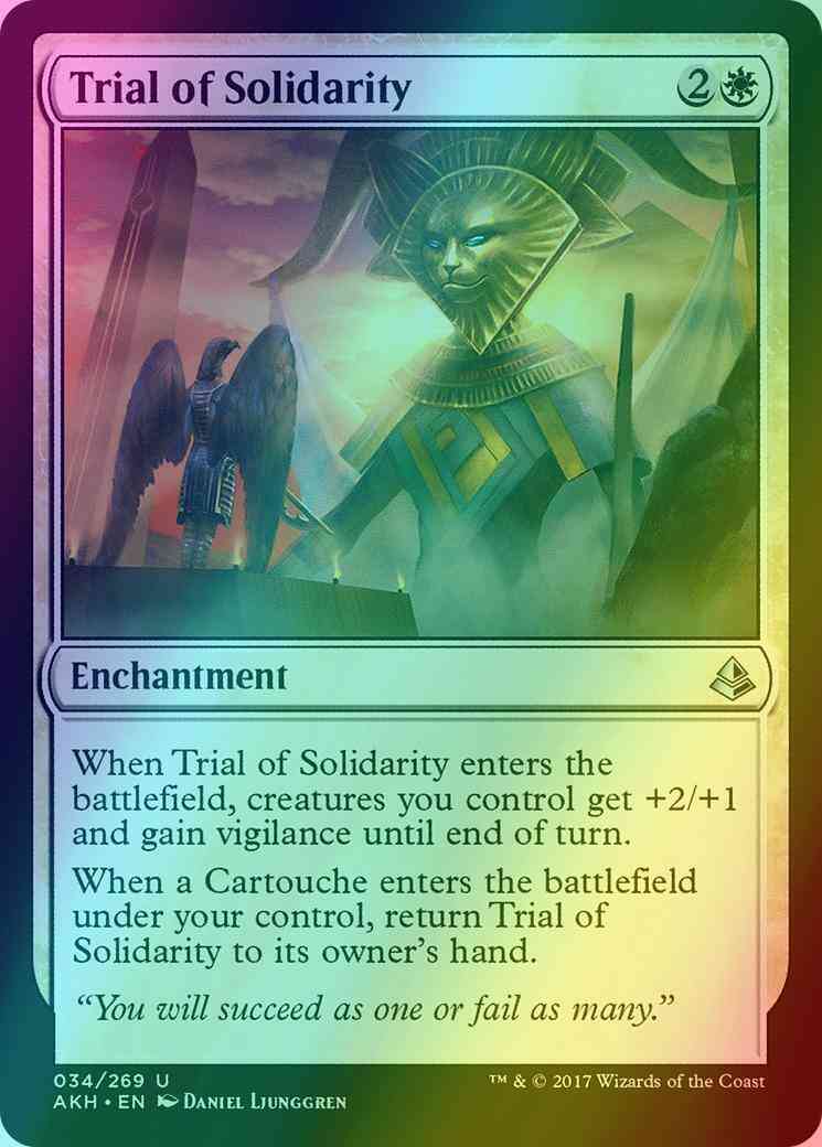 Trial of Solidarity [34] [Amonkhet] [Foil]