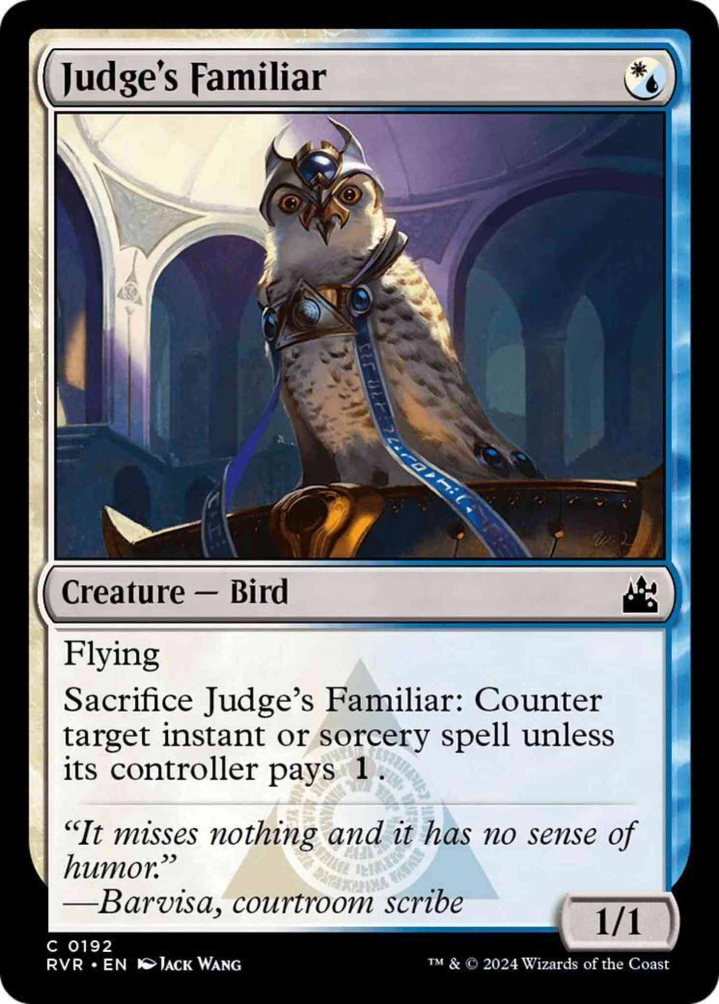Judge's Familiar [192] [Ravnica Remastered] [Non-Foil]