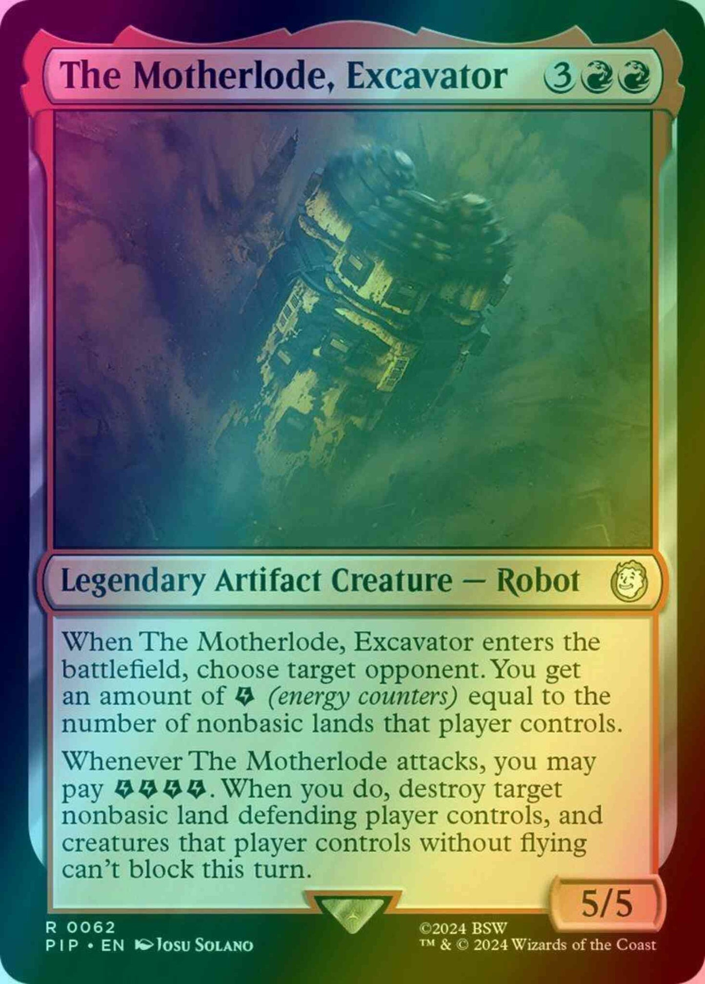 The Motherlode, Excavator [62] [Fallout] [Foil]