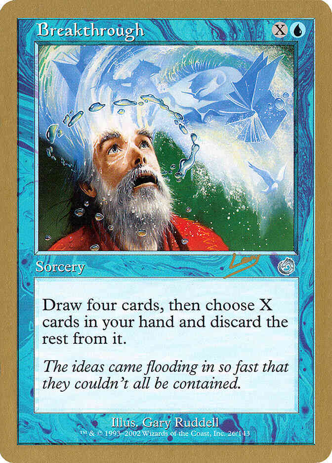 Breakthrough [rl26] [World Championship Decks 2002] [Non-Foil]