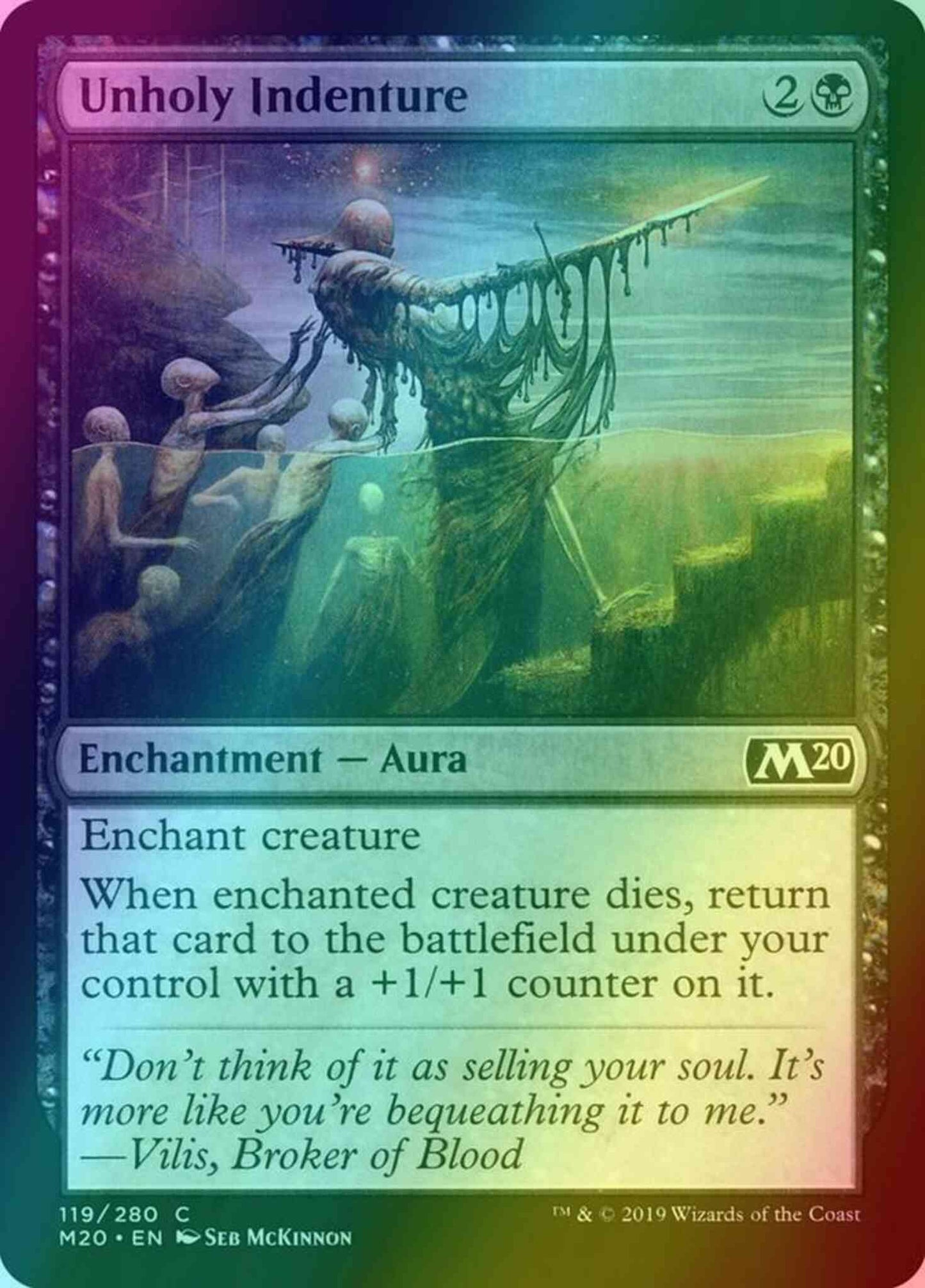 Unholy Indenture [119] [Core Set 2020] [Foil]