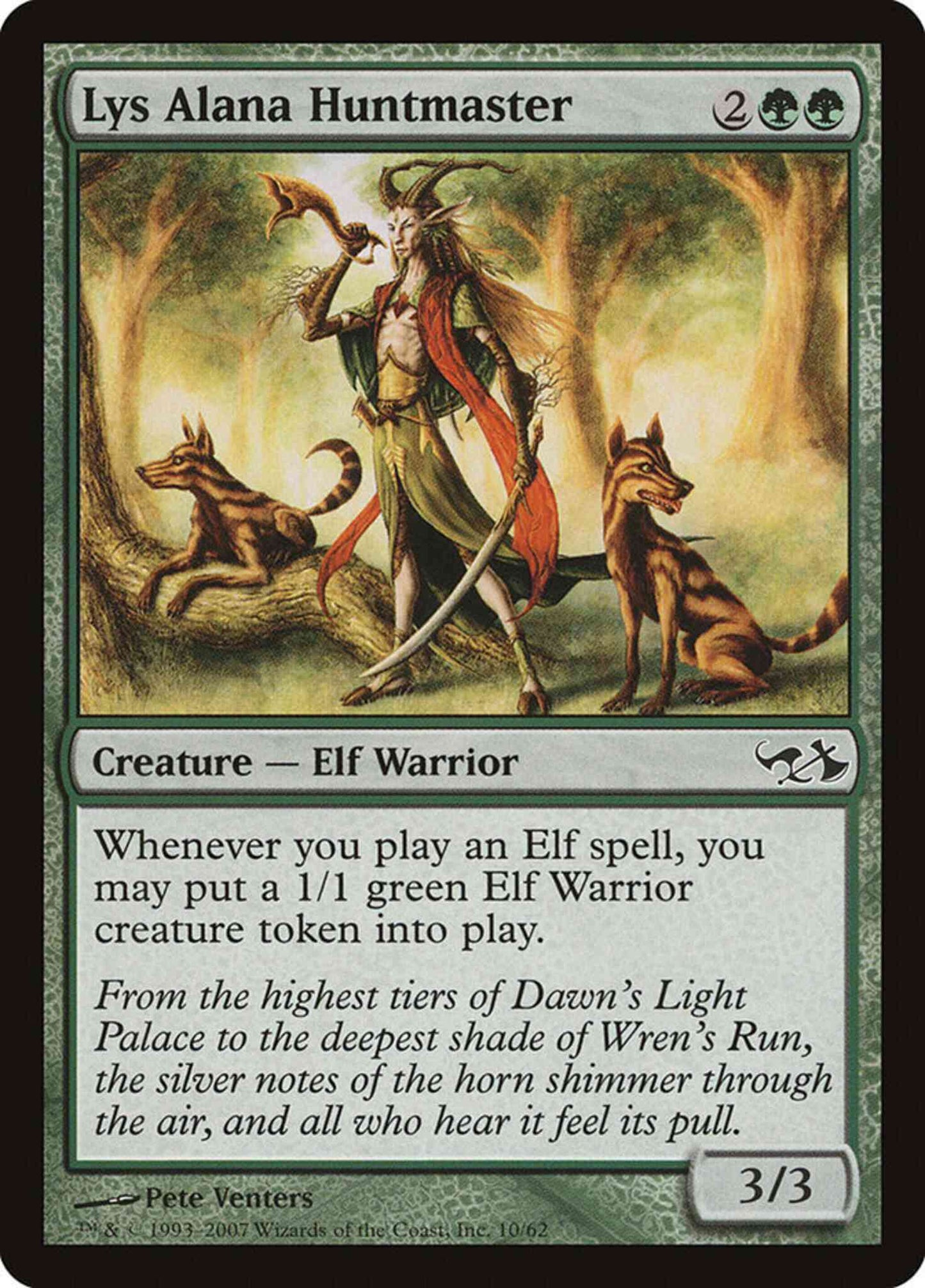 Lys Alana Huntmaster [10] [Duel Decks: Elves vs. Goblins] [Non-Foil]