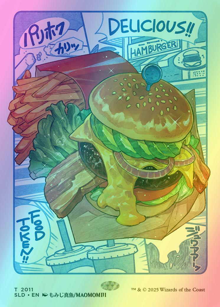 Food Token [2011] [Full Art] [Oishii!] [Secret Lair Drop] [Foil]