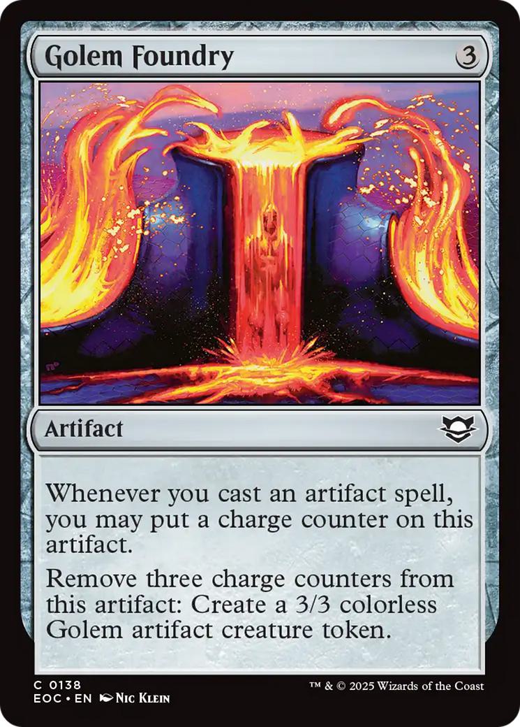 Golem Foundry [138] [Edge of Eternities: Commander] [Non-Foil]