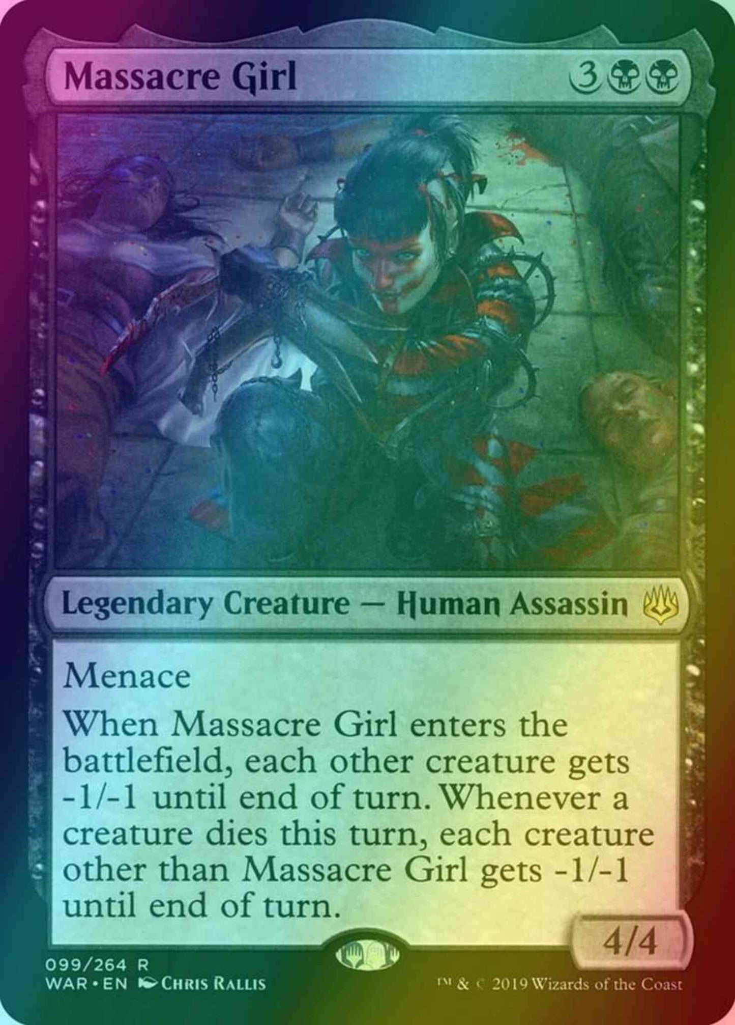 Massacre Girl [99] [War of the Spark] [Foil]