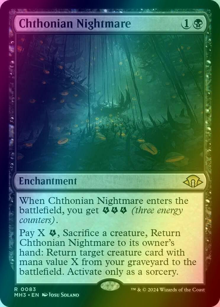 Chthonian Nightmare [83] [Modern Horizons 3] [Foil]