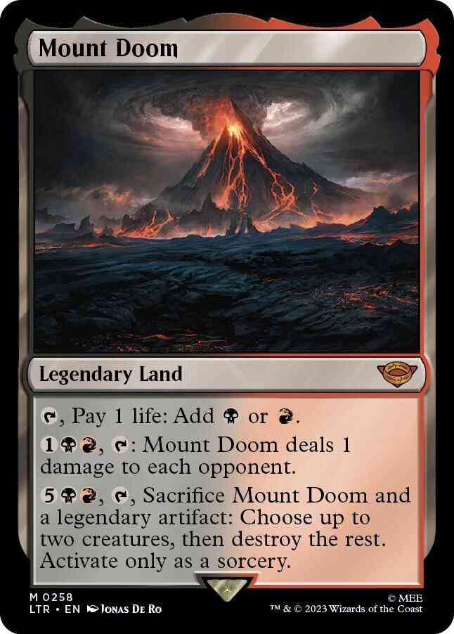 Mount Doom [258] [The Lord of the Rings: Tales of Middle-earth] [Non-Foil]