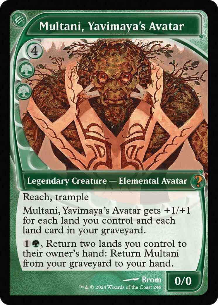 Multani, Yavimaya's Avatar [248] [Future Frame] [Mystery Booster 2] [Foil]