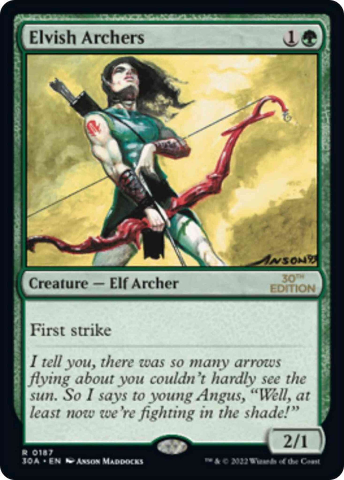 Elvish Archers [187] [30th Anniversary Edition] [Non-Foil]