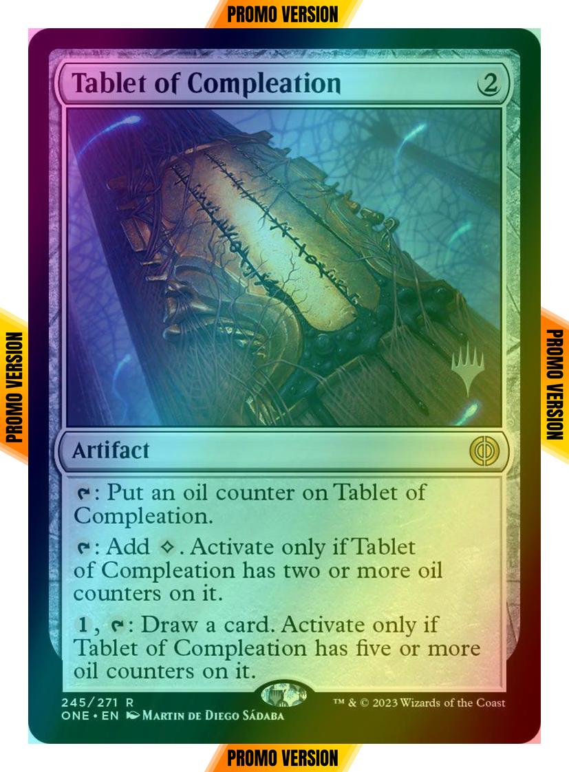 Tablet of Compleation [245p] [Promo Pack] [Phyrexia: All Will Be One: Promos] [Foil]