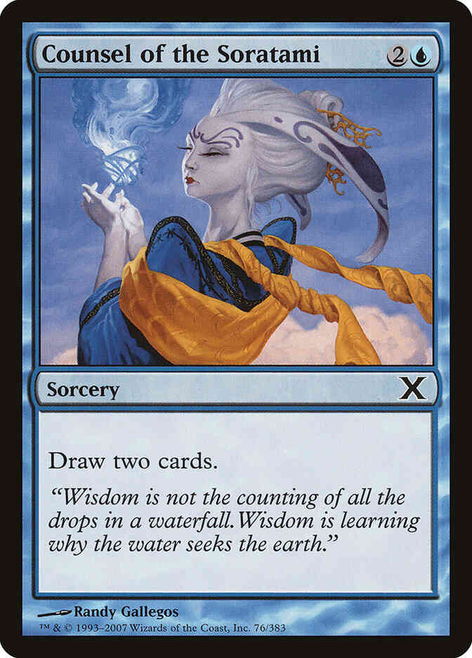 Counsel of the Soratami [76] [Tenth Edition] [Non-Foil]