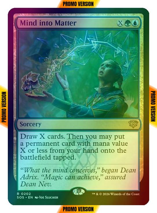 Mind into Matter [202p] [Promo Pack] [Secrets of Strixhaven Promos] [Foil]