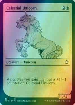 Celestial Unicorn [301] [Rulebook Showcase] [Adventures in the Forgotten Realms] [Foil]