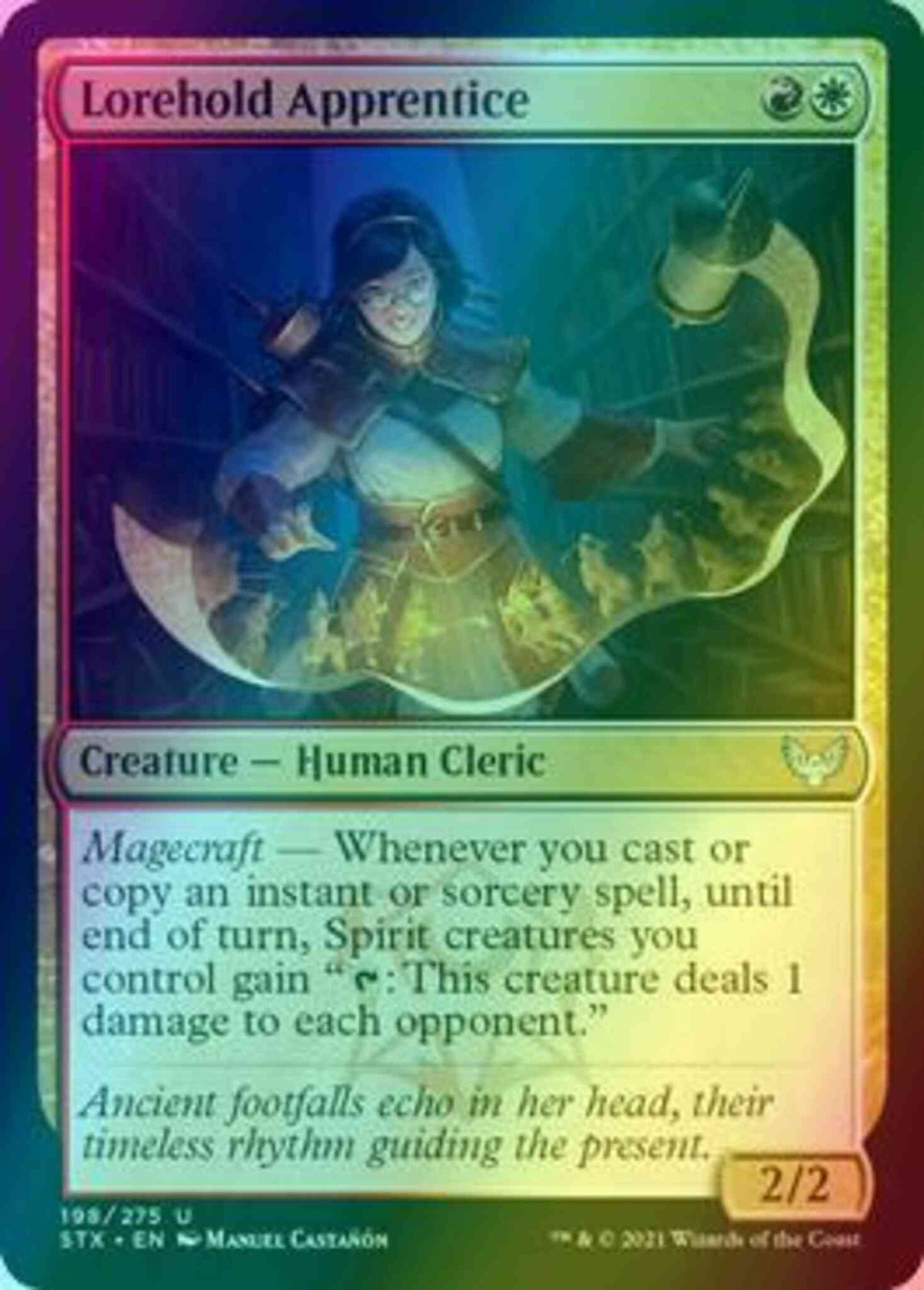 Lorehold Apprentice [198] [Strixhaven: School of Mages] [Foil]