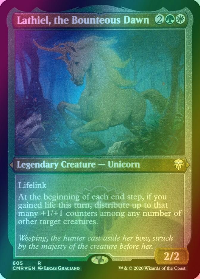 Lathiel, the Bounteous Dawn [605] [Commander Legends] [Etched Foil]