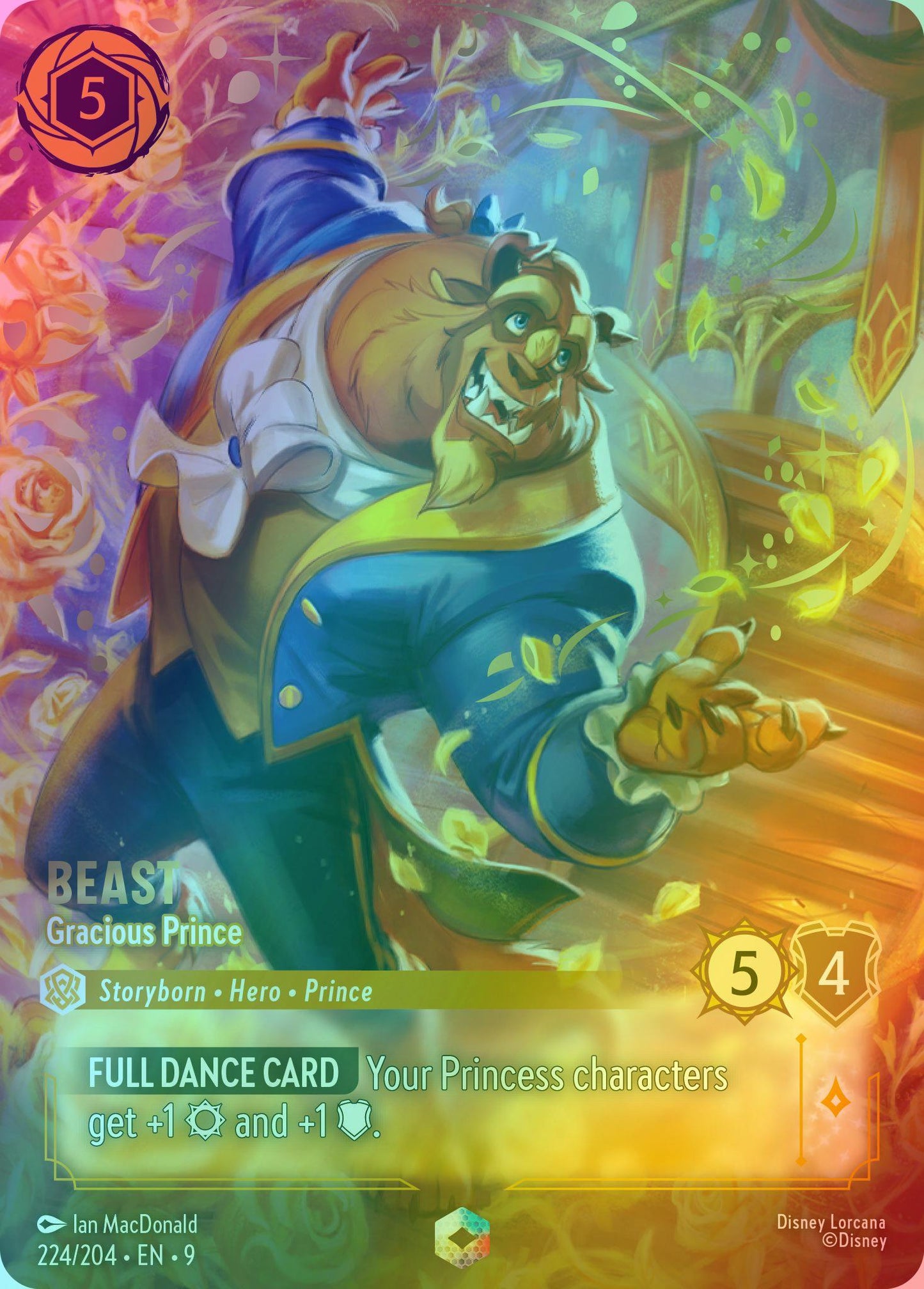 Beast - Gracious Prince (Enchanted) - 224/204 [Fabled] [Holofoil]