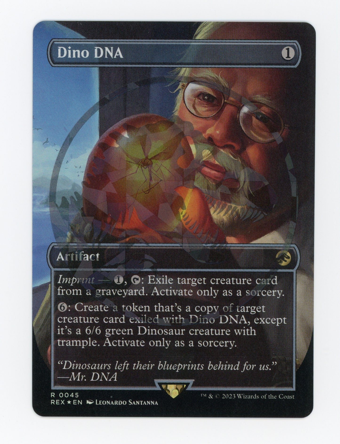 Dino DNA — Borderless|Emblem|Foil — ID 17897