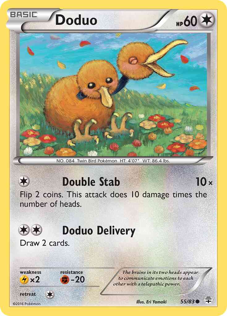 Doduo - 55/83 - Common [g1-55] [Non-Holo]
