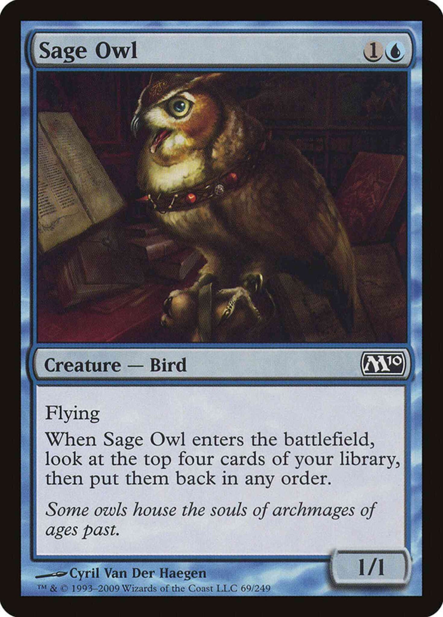 Sage Owl [69] [Magic 2010] [Non-Foil]