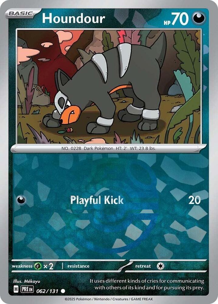 Houndour - Master Ball Pattern - 062/131 - Common [sv085-062] [Reverse Holo]