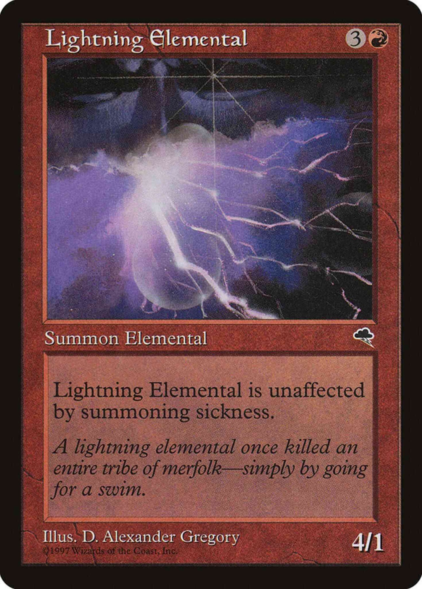 Lightning Elemental [186] [Tempest] [Non-Foil]