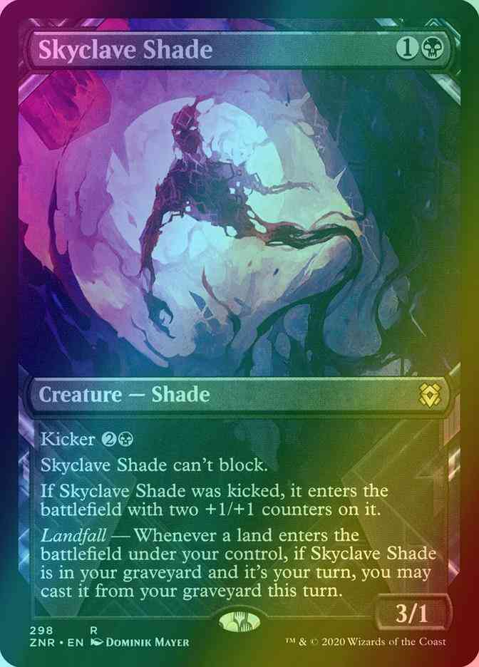 Skyclave Shade [298] [Showcase] [Zendikar Rising] [Foil]