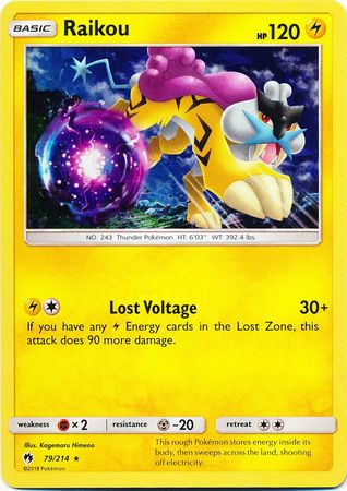 Raikou - 79/214 - Promo [Theme Deck Exclusive] [SM8MSP-79] [Cracked Ice Holo]