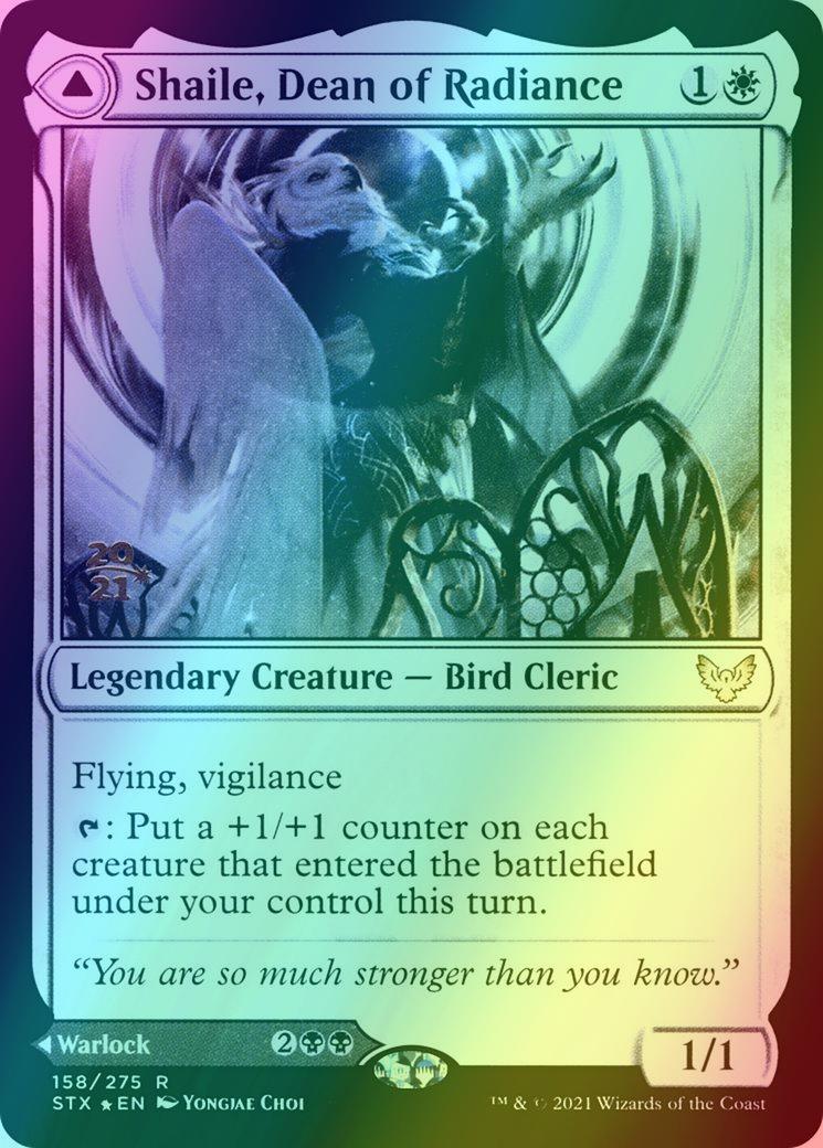 Shaile, Dean of Radiance // Embrose, Dean of Shadow [Prerelease] [158s] [Strixhaven: School of Mages Promos] [Foil]