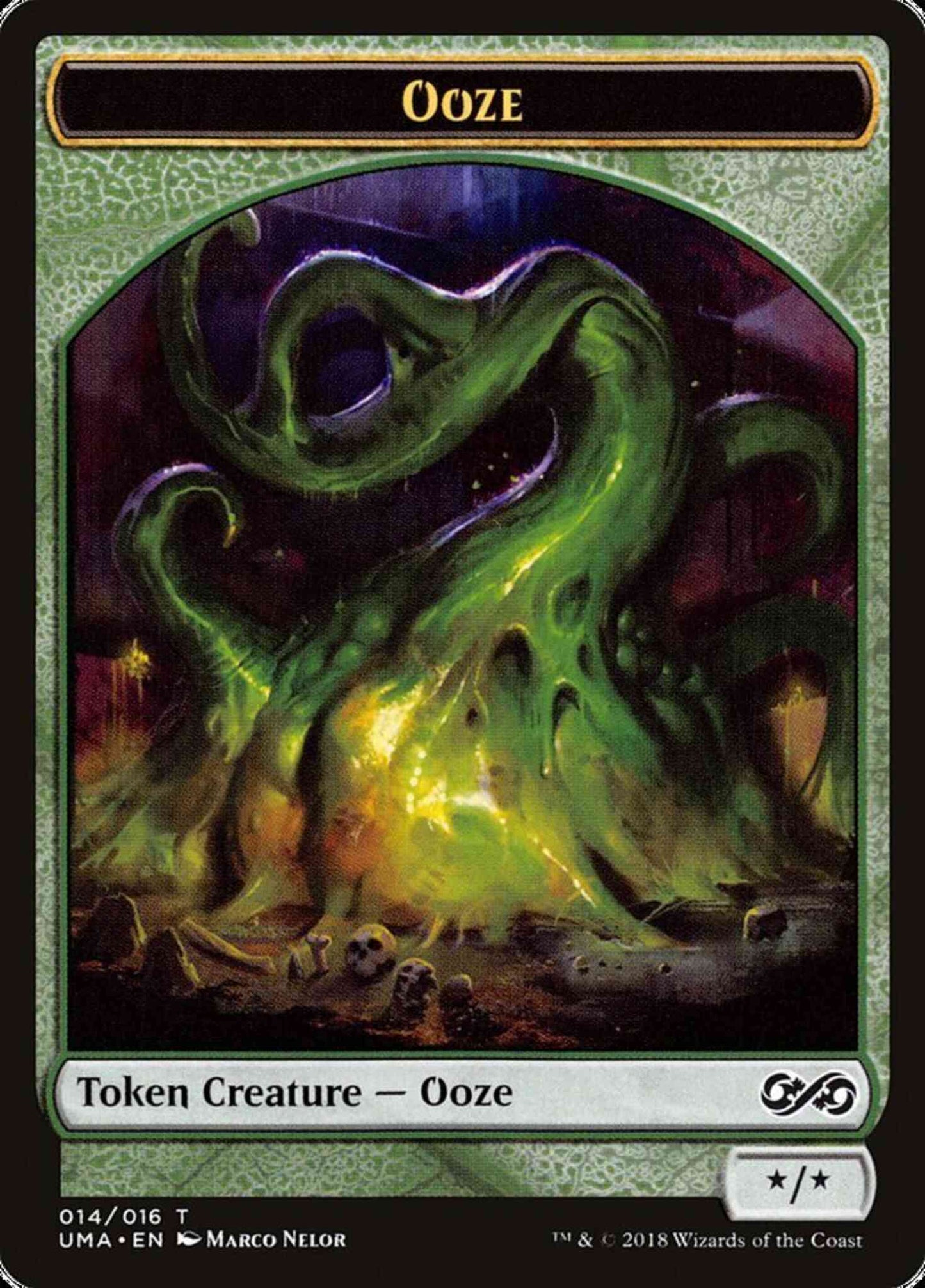 Ooze Token [14] [Ultimate Masters Tokens] [Non-Foil]