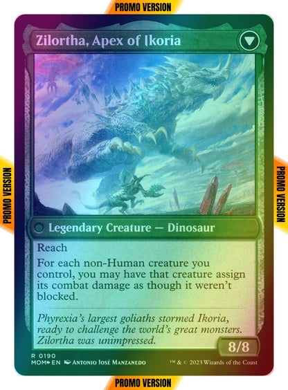 Invasion of Ikoria // Zilortha, Apex of Ikoria [190s] [Prerelease] [March of the Machine: Promos] [Foil]