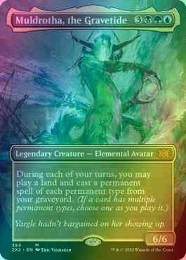Muldrotha, the Gravetide [384] [Borderless] [Double Masters 2022] [Foil]