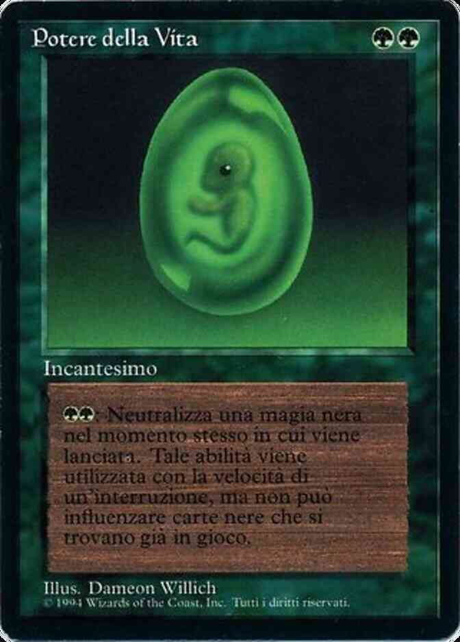 Lifeforce - Italian [207] [Foreign Black Border: Italian] [Non-Foil]