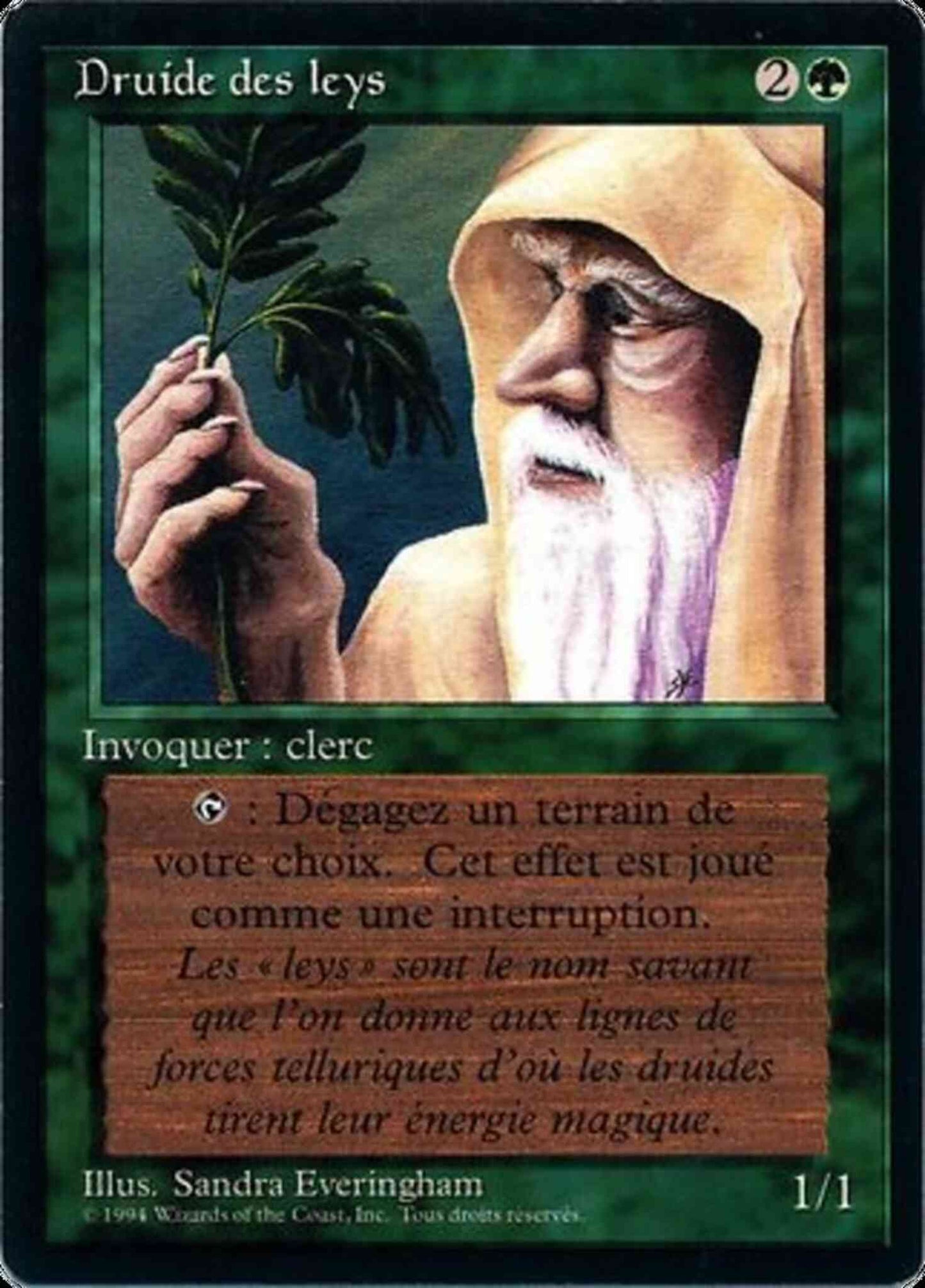 Ley Druid - French [206] [Foreign Black Border: French] [Non-Foil]