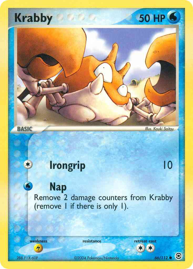 Krabby - 66/112 - Common [ex6-66] [Non-Holo]