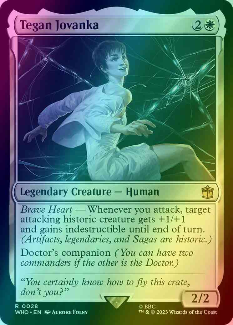 Tegan Jovanka [28] [Universes Beyond: Doctor Who] [Foil]