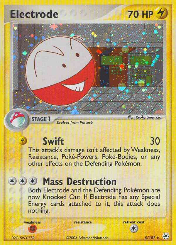 Electrode - 5/101 - Rare Holo [ex5-5] [Holo]