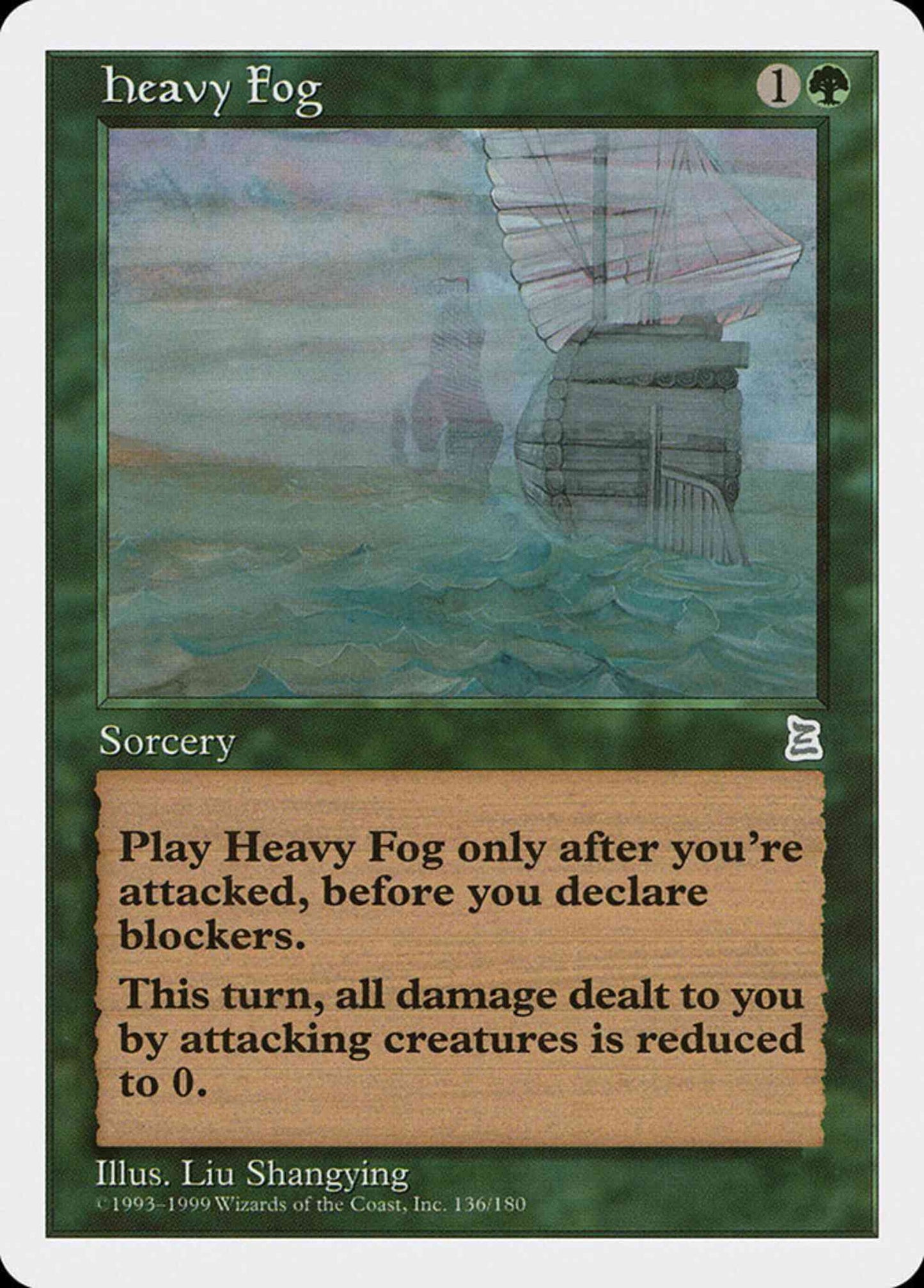 Heavy Fog - Japanese [136] [Japanese Portal Three Kingdoms] [Non-Foil]