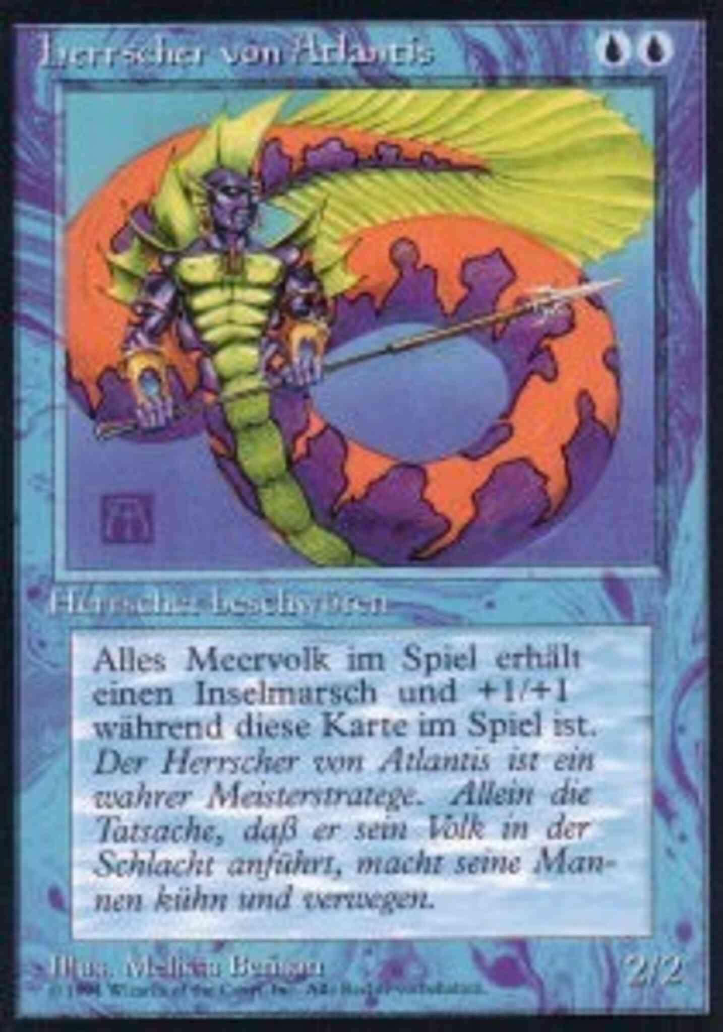 Lord of Atlantis - German [64] [Foreign Black Border: German] [Non-Foil]