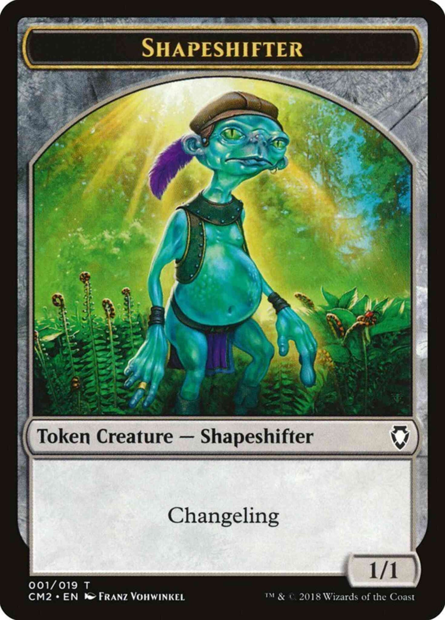 Shapeshifter Token [01] [Commander Anthology Volume II Tokens] [Non-Foil]