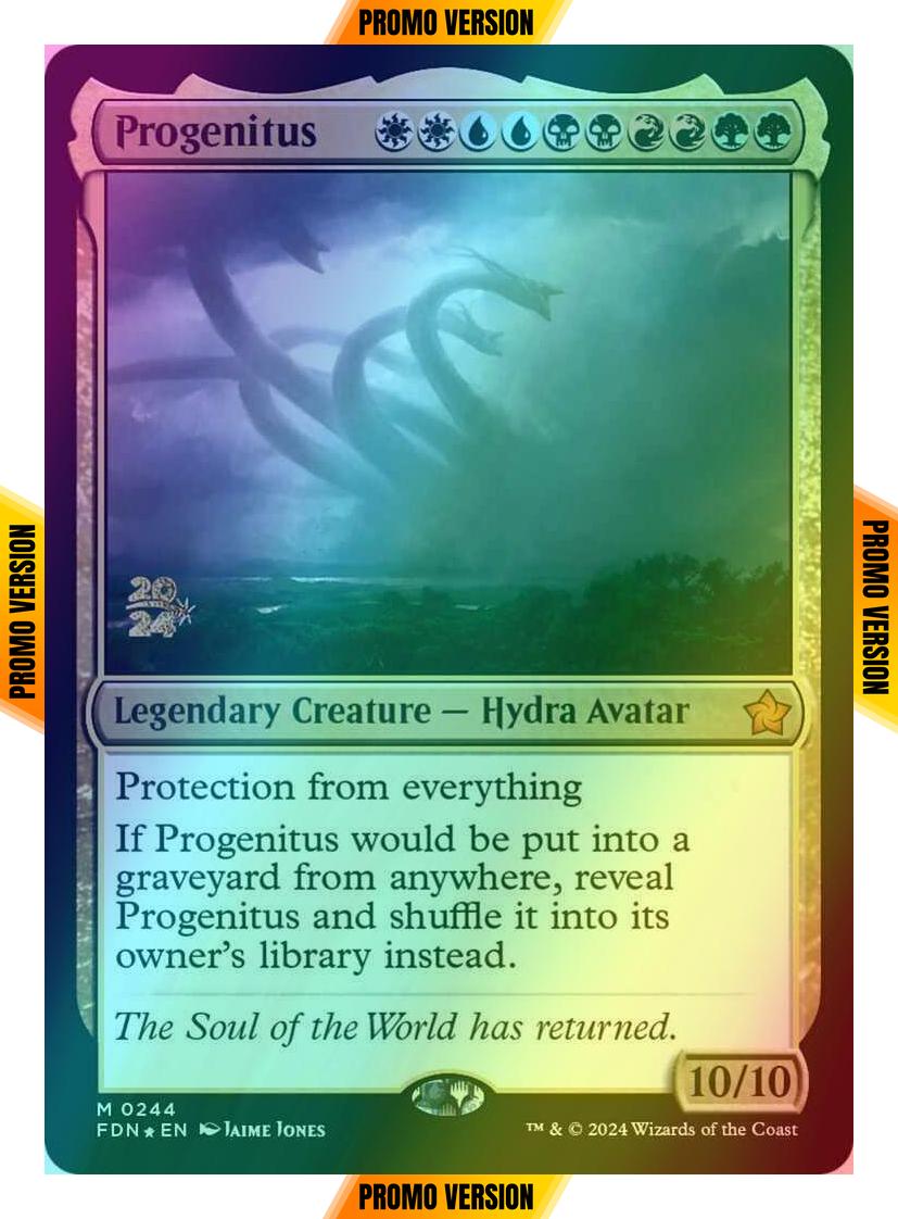 Progenitus [244s] [Prerelease] [Foundations: Promos] [Foil]